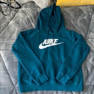 Dark Blue Green Nike hoodie